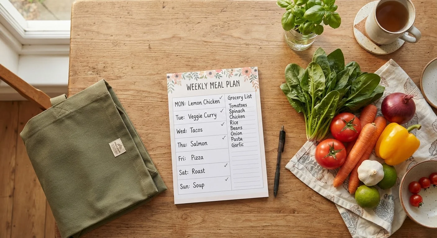 Before You Grocery Shop: A Weekly Meal Planning Checklist