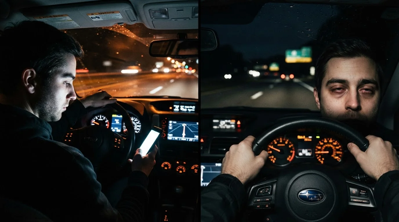 Distracted Driving vs. Impaired Driving: How the Risks Compare