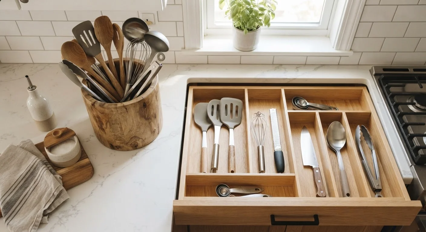 Drawer Dividers vs. Utensil Crocks: Which Actually Works Better?