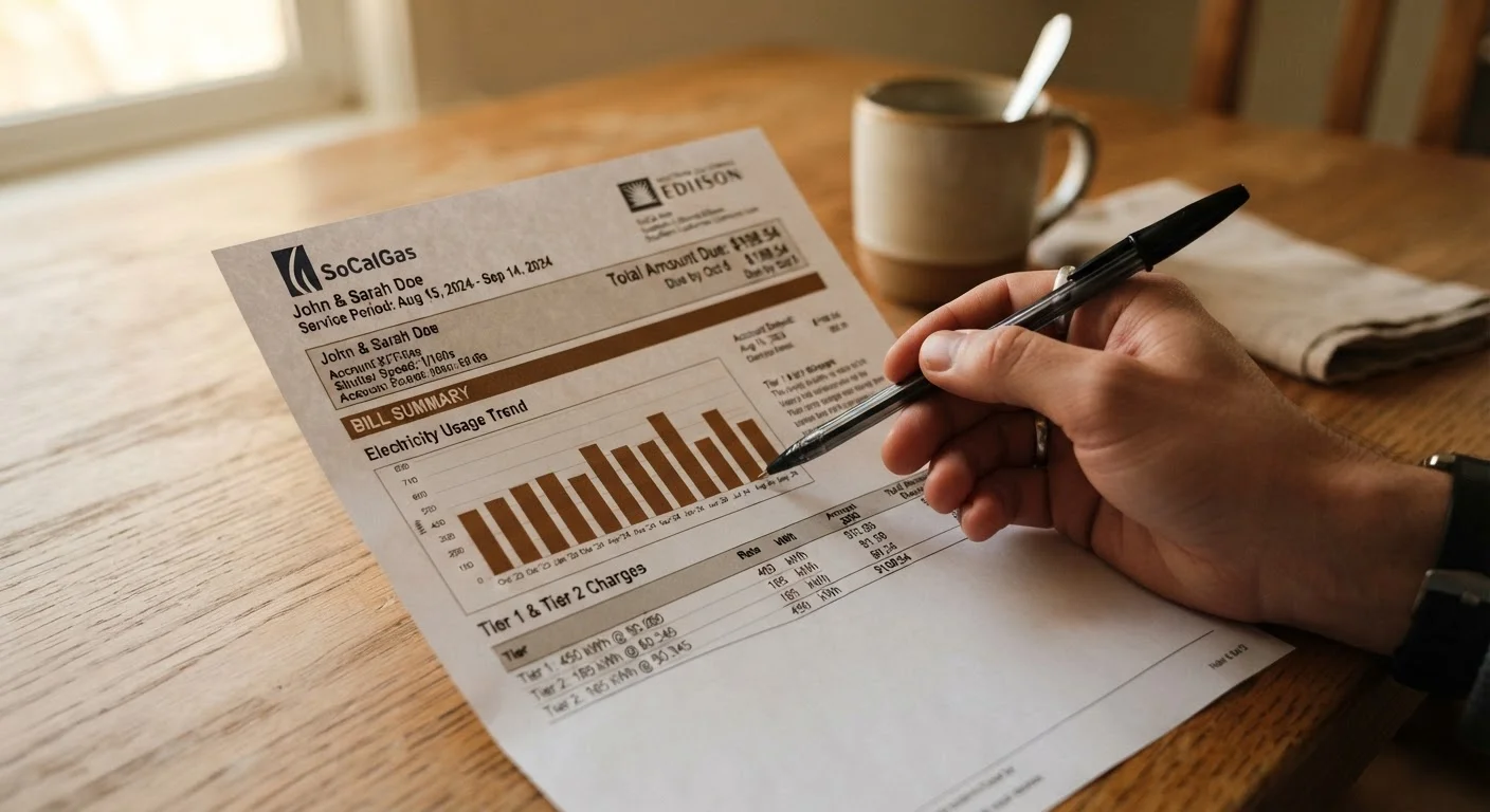 Reading Your Utility Bill: The Numbers That Actually Signal Waste