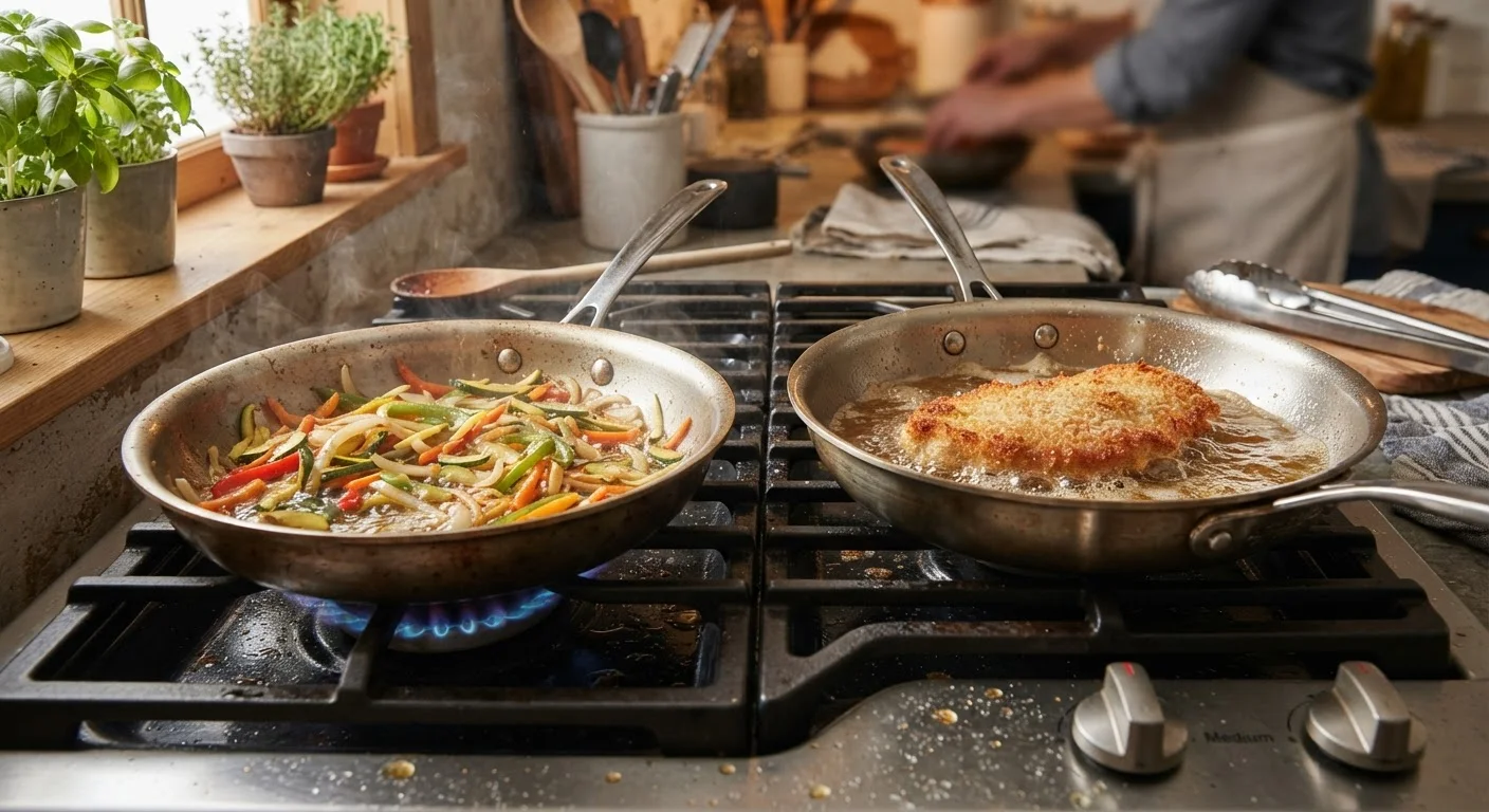 Sautéing vs. Pan-Frying: What Changes and When It Matters