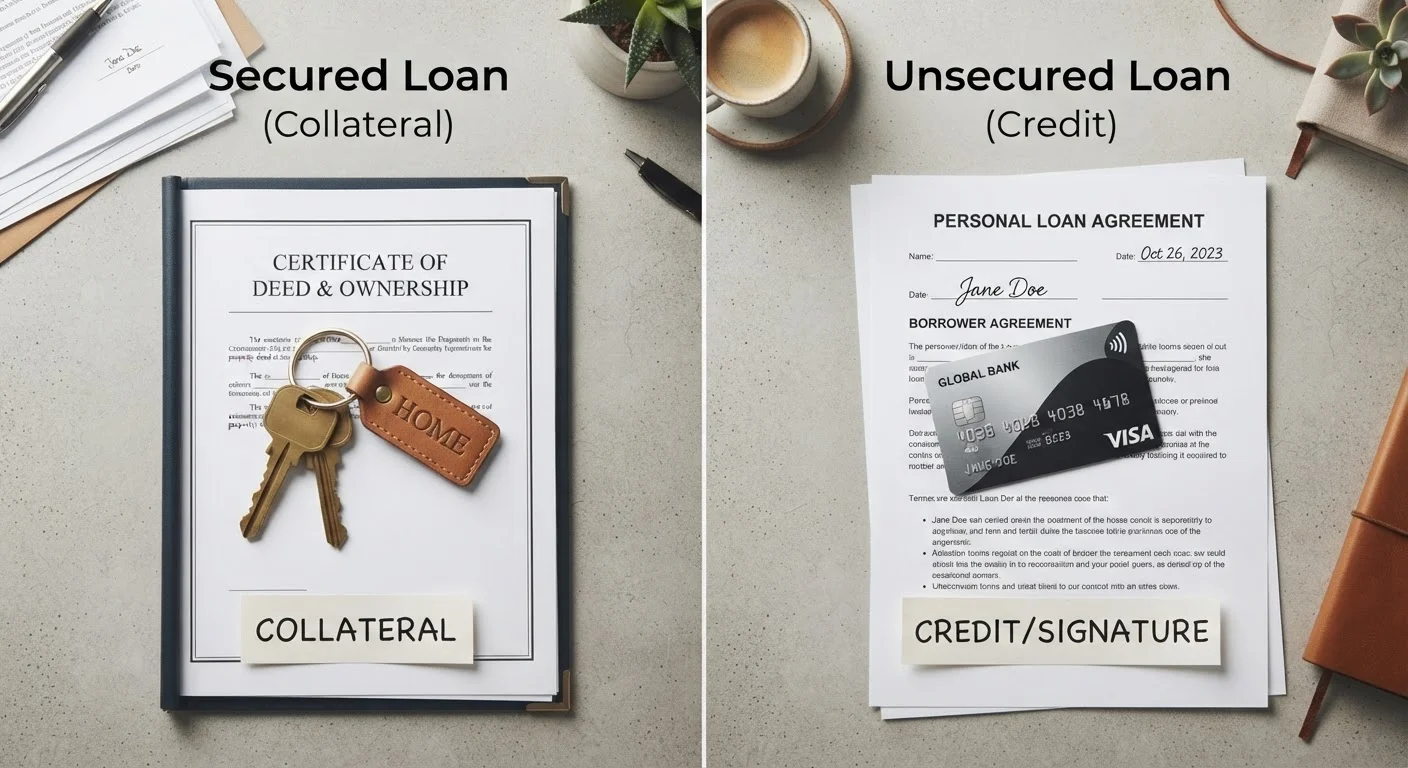 Secured vs. Unsecured Debt: How Collateral Changes the Stakes