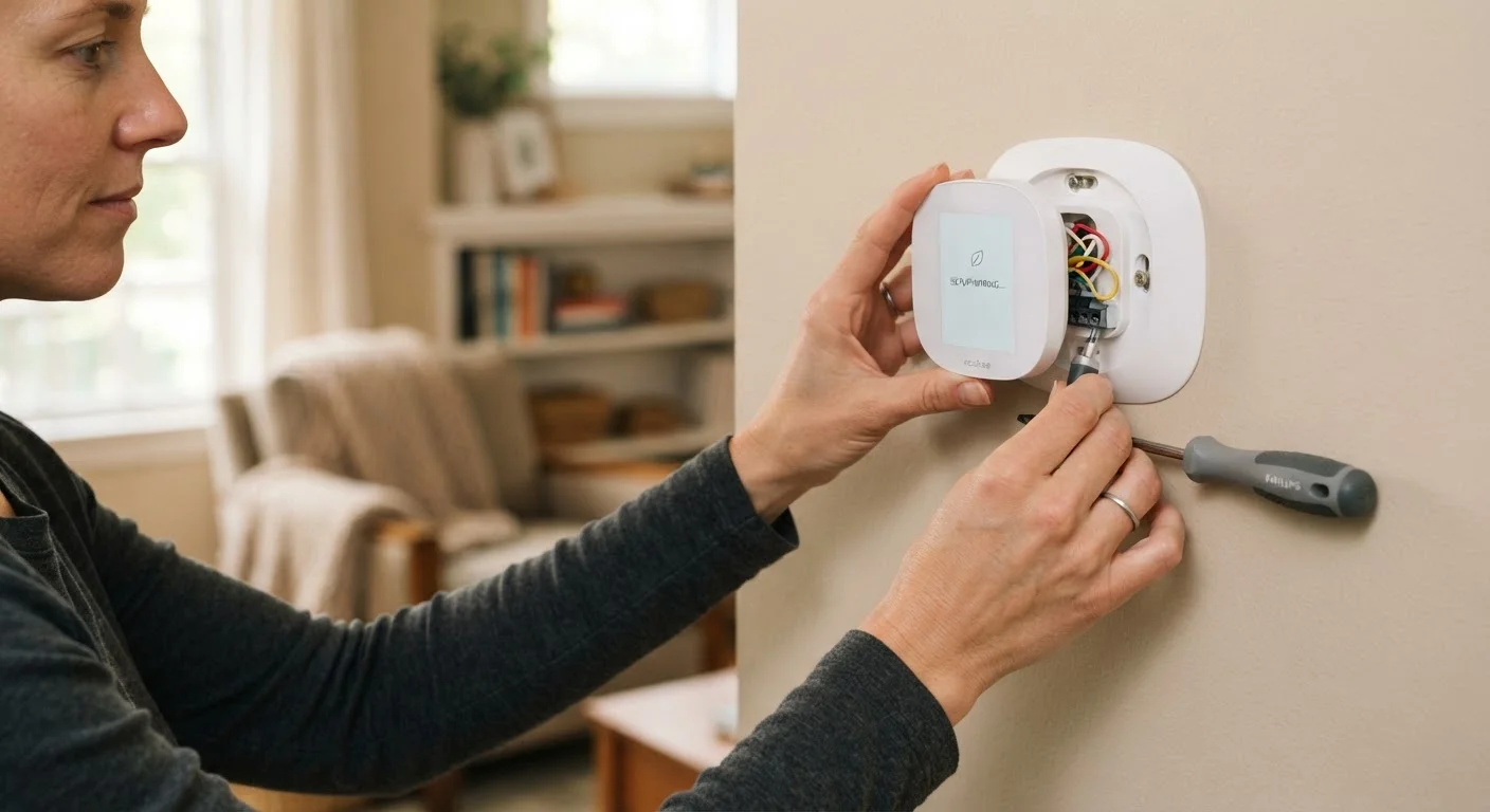 Setting Up a Smart Thermostat Without an Electrician