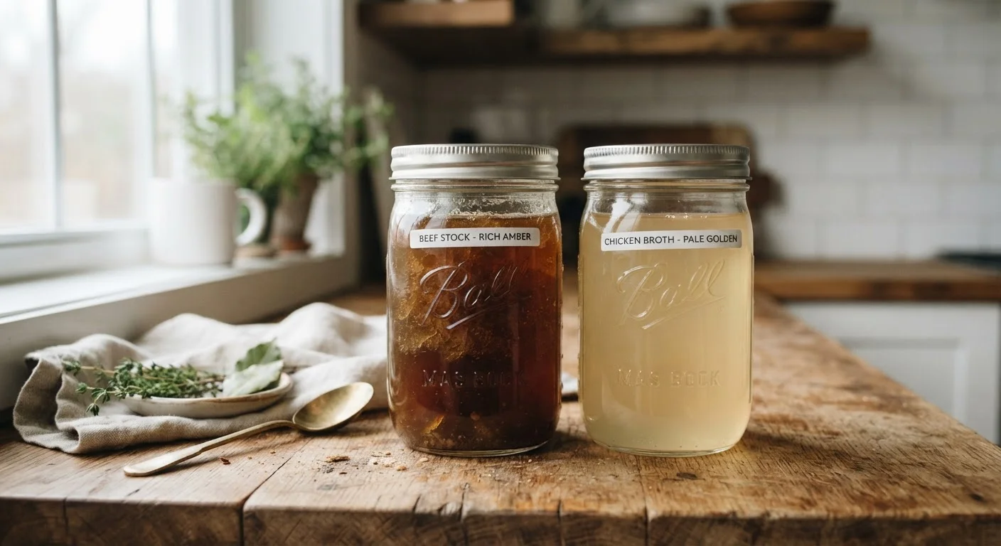 Stocks, Broths, and the Difference Between Them