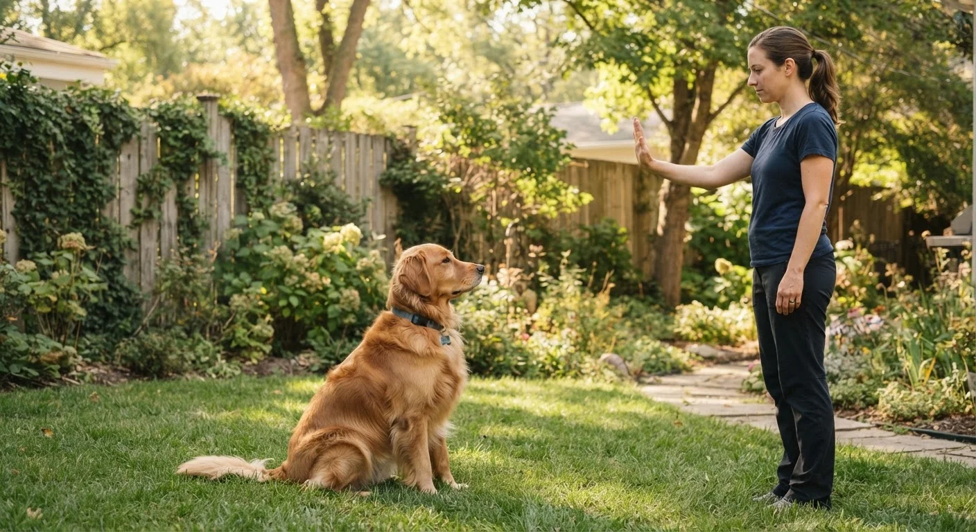 Teaching a Dog to Stay: Building Duration, Distance, and Distraction
