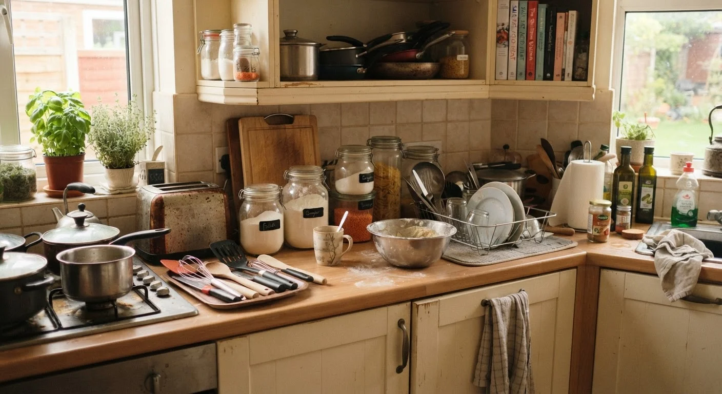 Why Your Kitchen Feels Cluttered Even After You Tidy It