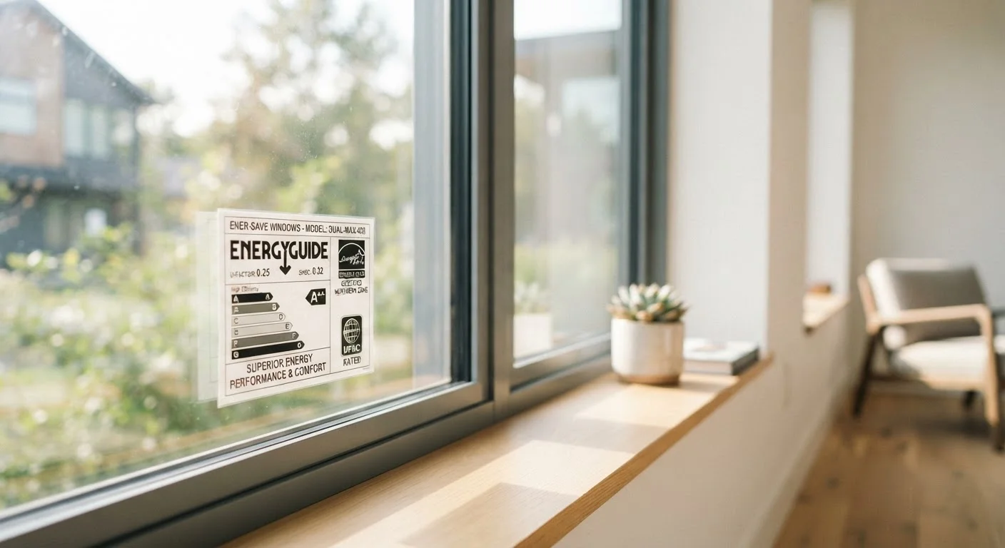 Window Efficiency Ratings: What U-Factor, SHGC, and VT Actually Mean